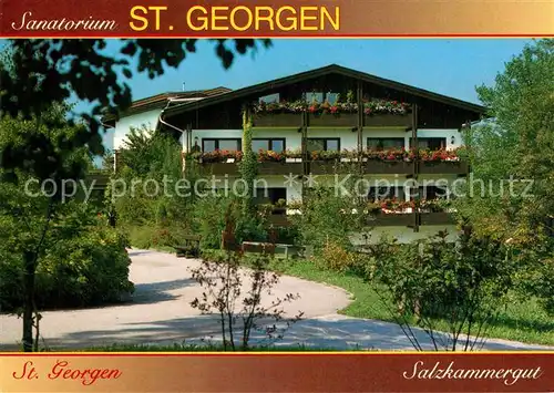 AK / Ansichtskarte Sankt Georgen Attergau Sanatorium Prim Gerhard Rupp Kat. Sankt Georgen im Attergau