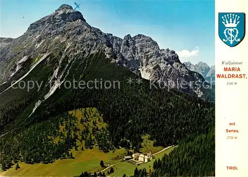 AK / Ansichtskarte Matrei Brenner Fliegeraufnahme Klostergasthof Pension Kat. Matrei am Brenner