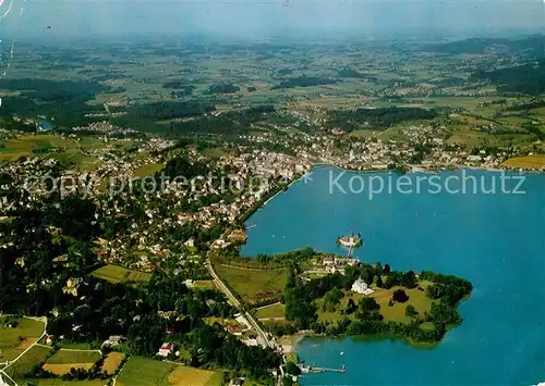 AK / Ansichtskarte Gmunden Salzkammergut Fliegeraufnahme Traunsee Kat. Gmunden