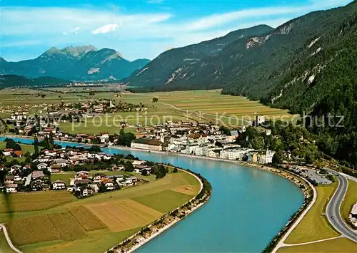 AK / Ansichtskarte Rattenberg Tirol Fliegeraufnahme Radfeld Kaisergebirge  Kat. Rattenberg