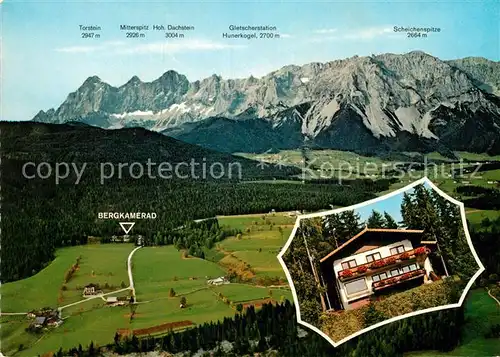 AK / Ansichtskarte Pichl Ennstal Fliegeraufnahme Haus Bergkamerad Bergkette