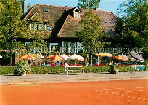 AK / Ansichtskarte Bad Kissingen Tennis Cafe  Kat. Bad Kissingen