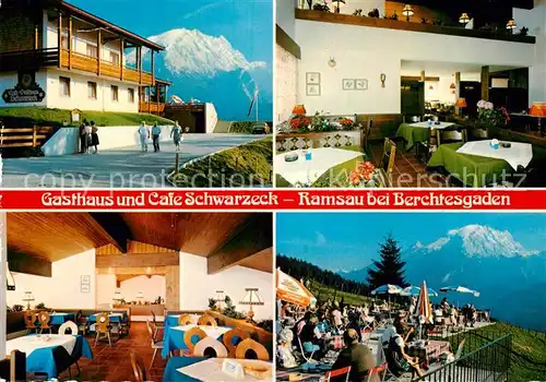 AK / Ansichtskarte Ramsau Berchtesgaden Gasthaus Schwarzeck Kat. Ramsau b.Berchtesgaden