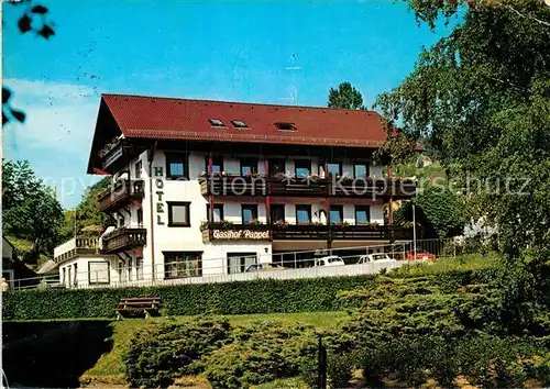 AK / Ansichtskarte Baiersbronn Schwarzwald Hotel Pappel Kat. Baiersbronn