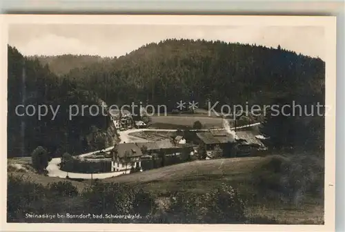 AK / Ansichtskarte Bonndorf Schwarzwald Gasthaus Steinasaege Kat. Bonndorf