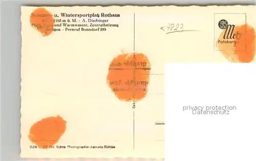 AK / Ansichtskarte Rothaus Grafenhausen Kurhaus  Kat. Grafenhausen