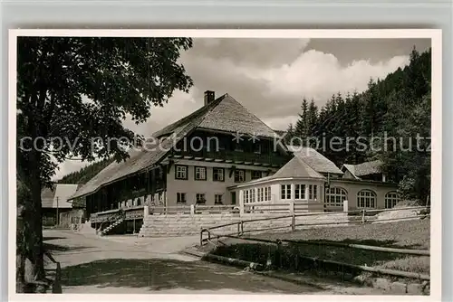 AK / Ansichtskarte Menzenschwand Gasthaus zum Hirschen Kat. St. Blasien