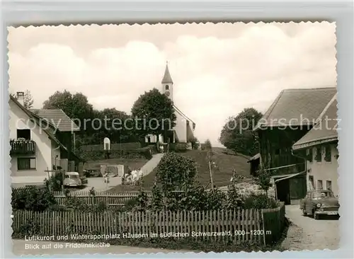 AK / Ansichtskarte Haeusern Schwarzwald Fridolinskirche Kat. Haeusern