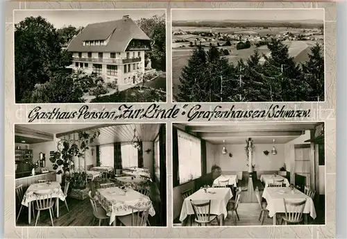 AK / Ansichtskarte Grafenhausen Schwarzwald Gasthof Pension Zur Linde Kat. Grafenhausen