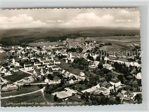 AK / Ansichtskarte Bonndorf Schwarzwald Fliegeraufnahme Kat. Bonndorf