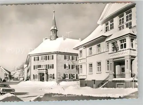 AK / Ansichtskarte Bonndorf Schwarzwald Gasthaus Kranz Kat. Bonndorf