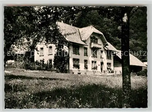 AK / Ansichtskarte Schlageten Pension Gasthaus Hirschen Kat. St. Blasien