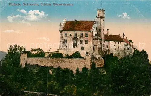 AK / Ansichtskarte Goessweinstein Schloss Kat. Goessweinstein