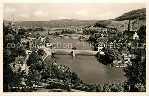 AK / Ansichtskarte Laufenburg Baden Panorama Rheinbruecke Kat. Laufenburg (Baden)