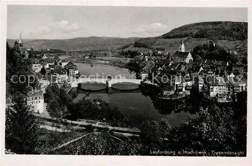 AK / Ansichtskarte Laufenburg Baden Panorama Rheinbruecke Kat. Laufenburg (Baden)