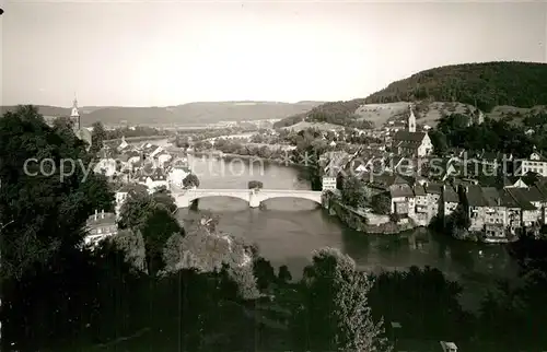 AK / Ansichtskarte Laufenburg Baden Panorama Rheinbruecke Kat. Laufenburg (Baden)