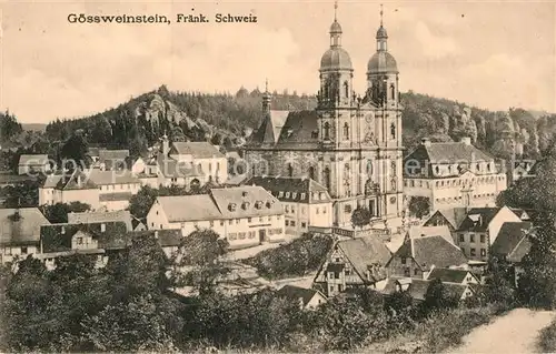 AK / Ansichtskarte Goessweinstein Kirche Panorama Kat. Goessweinstein