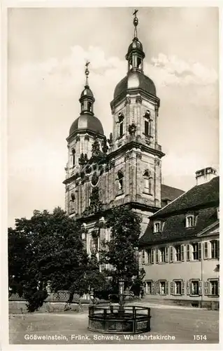 AK / Ansichtskarte Goessweinstein Wallfahrtskirche Kat. Goessweinstein