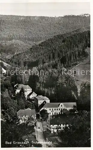 AK / Ansichtskarte Bad Griesbach Schwarzwald  Panorama Kat. Bad Peterstal Griesbach