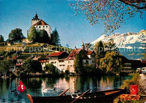 AK / Ansichtskarte Werdenberg mit Saentisgruppe Kat. Werdenberg