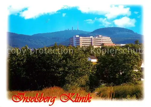 AK / Ansichtskarte Tabarz Inselsberg Klinik Grosser Inselsberg Kat. Tabarz Thueringer Wald