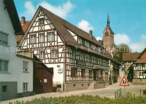 AK / Ansichtskarte Kappelrodeck Gasthaus zur Linde Kat. Kappelrodeck