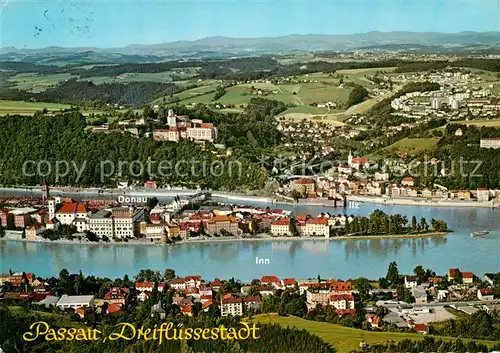 AK / Ansichtskarte Passau Inn Donau Ilz Kat. Passau