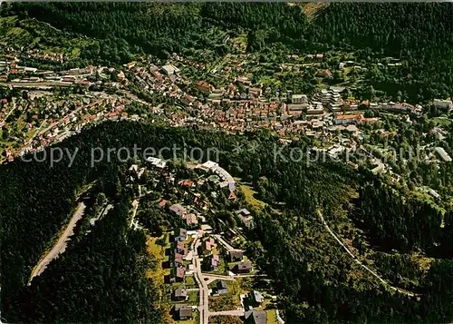 AK / Ansichtskarte Wildbad Schwarzwald Fliegeraufnahme Kat. Bad Wildbad