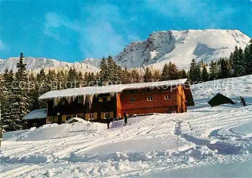 AK / Ansichtskarte Oberjoch Berghaus Iseler Winter Kat. Bad Hindelang