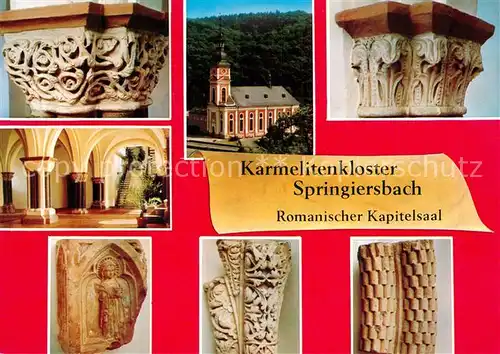 AK / Ansichtskarte Springiersbach Karmelitenklster Romanischer Kapitelsaal Kat. Bengel
