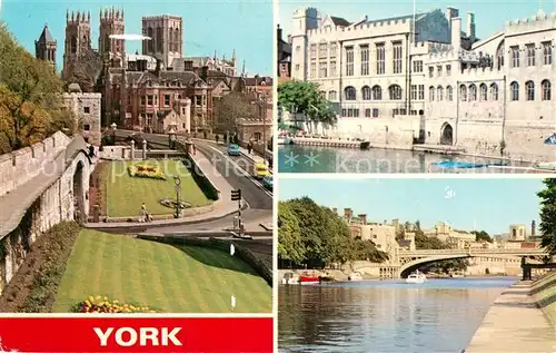 AK / Ansichtskarte York UK Muenster The Mansion House The Ouse and Lendal Bridge Kat. York