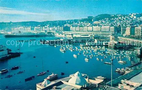 AK / Ansichtskarte Alger Algerien Vue generale du Port prise de lAmiraute