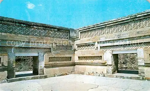 AK / Ansichtskarte Mitla Main Patio of the Columns Hall Kat. Oaxaca