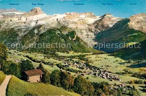 AK / Ansichtskarte Les Diablerets Aigle Panorama Alpes vaudoises Kat. Les Diablerets