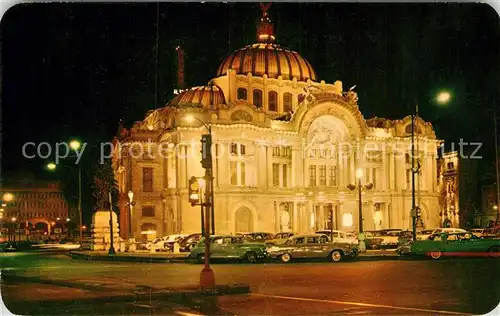 AK / Ansichtskarte Mexico City Palacio de las Bellas Artes Vista de Noche Kat. Mexico