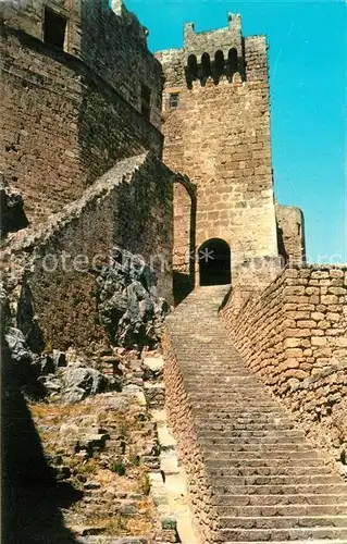 AK / Ansichtskarte Rhodos Rhodes aegaeis Akropolis von Lindos Kat. 