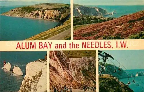 AK / Ansichtskarte Isle of Wight UK Alum Bay and the Needles
