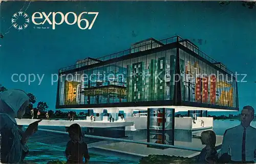 AK / Ansichtskarte Exposition Universelle Internationale Montreal 1967 Pavillon de la Province de Quebec 