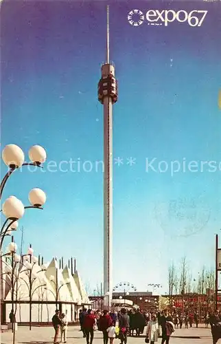AK / Ansichtskarte Exposition Universelle Internationale Montreal 1967 Spirale de la Ronde 
