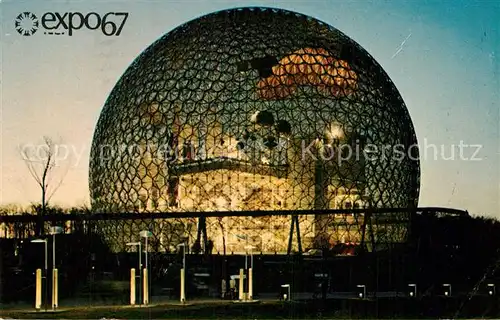 AK / Ansichtskarte Exposition Universelle Internationale Montreal 1967 Pavillon des Etats Unis 