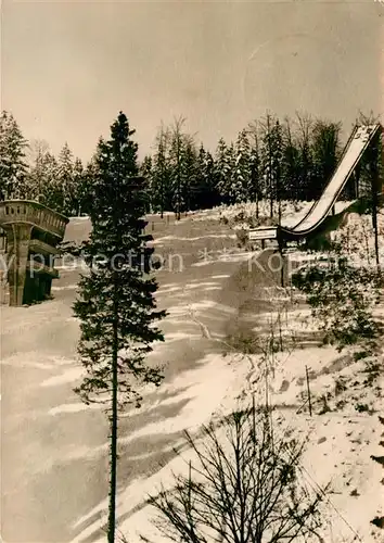 AK / Ansichtskarte Ski Flugschanze Grosse Aschberg Schanze Klingenthal  Kat. Sport