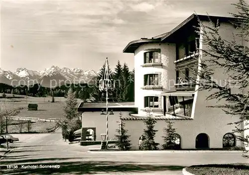 AK / Ansichtskarte Sonthofen Oberallgaeu Kurhotel Sonnenalp Kat. Sonthofen