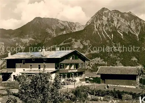 AK / Ansichtskarte Oberstdorf Berggasthof Cafe Jaegersberg  Kat. Oberstdorf