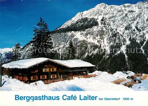 AK / Ansichtskarte Oberstdorf Berggasthaus Laiter  Kat. Oberstdorf