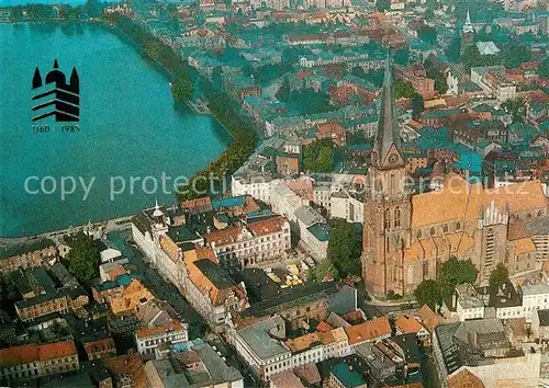 AK / Ansichtskarte Schwerin Mecklenburg Fliegeraufnahme Kat. Schwerin