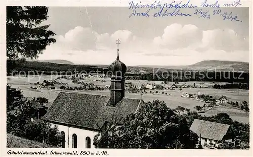 AK / Ansichtskarte Guendelwangen Kirche Kat. Bonndorf