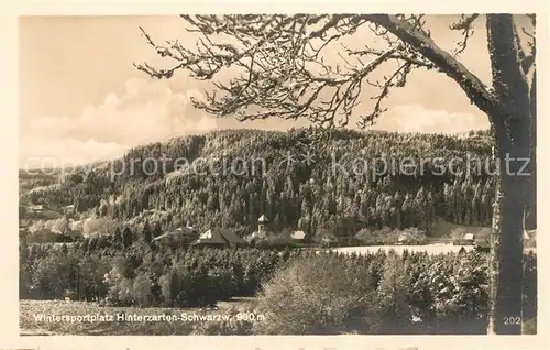 AK / Ansichtskarte Hinterzarten Teilansicht  Kat. Hinterzarten