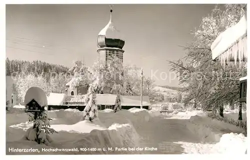 AK / Ansichtskarte Hinterzarten Partie an der Kirche Kat. Hinterzarten