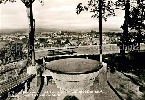 AK / Ansichtskarte Bonndorf Schwarzwald Blick vom Lindenbuck Kat. Bonndorf