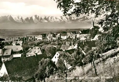 AK / Ansichtskarte Bonndorf Schwarzwald Alpenblick Kat. Bonndorf